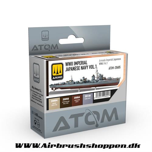 ATOM-20605  -  ATOM WWII Imperial Japanese Navy Vol.1 Set 4 x 20ml